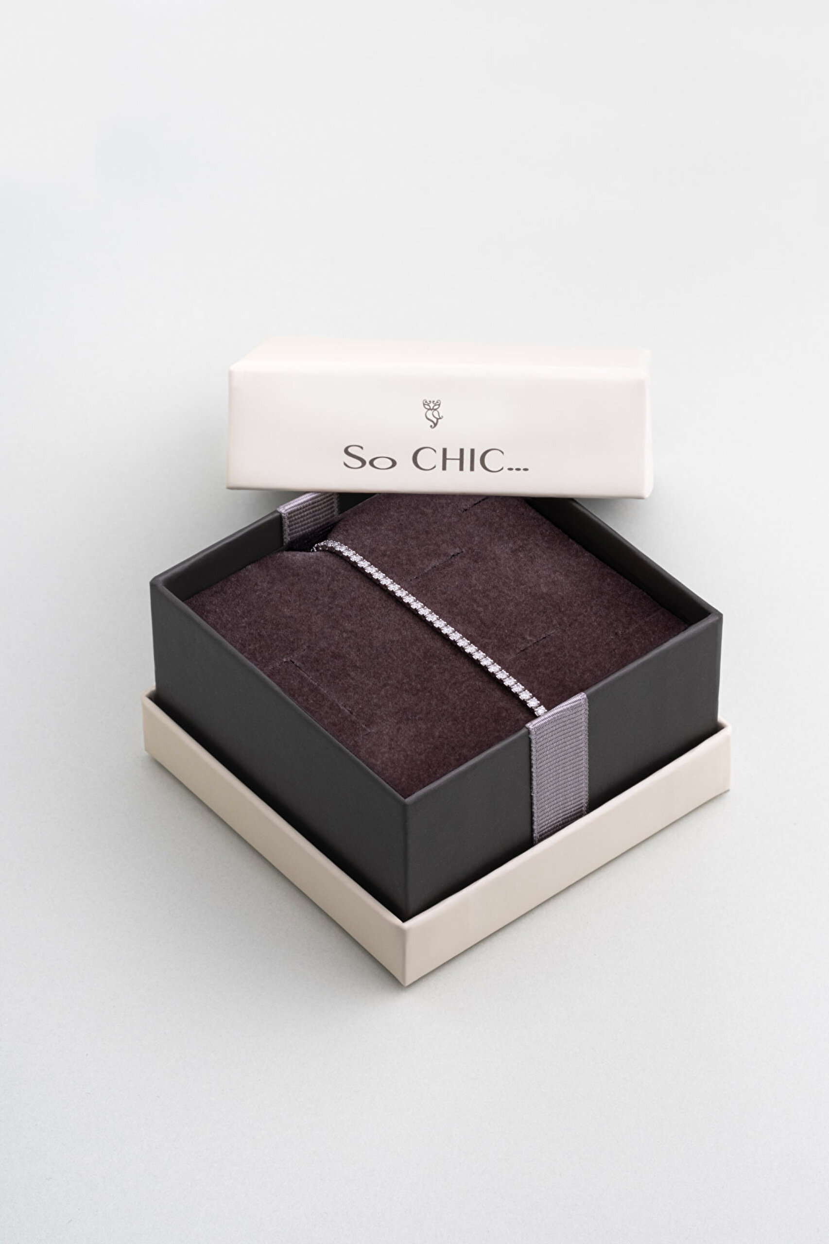 ⁠ Aşk Işığı 18 Ayar Beyaz Altın Kaplama 19 Cm Gümüş Su Yolu Bileklik_5}