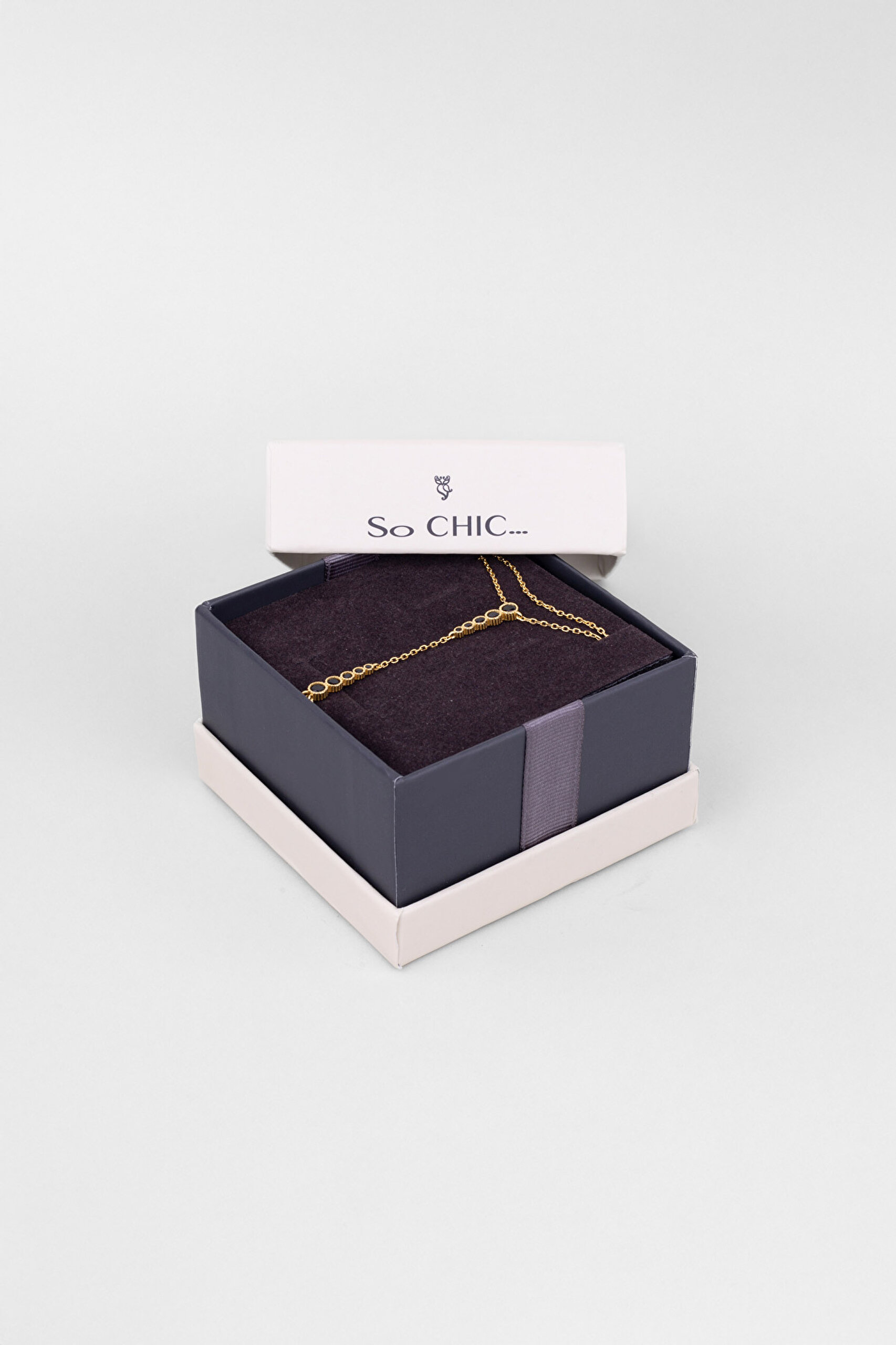 ⁠ Avangard  Siyah Taşlı 18 Ayar Sarı Altın Kaplama 21 Cm Gümüş Şahmeran_4}