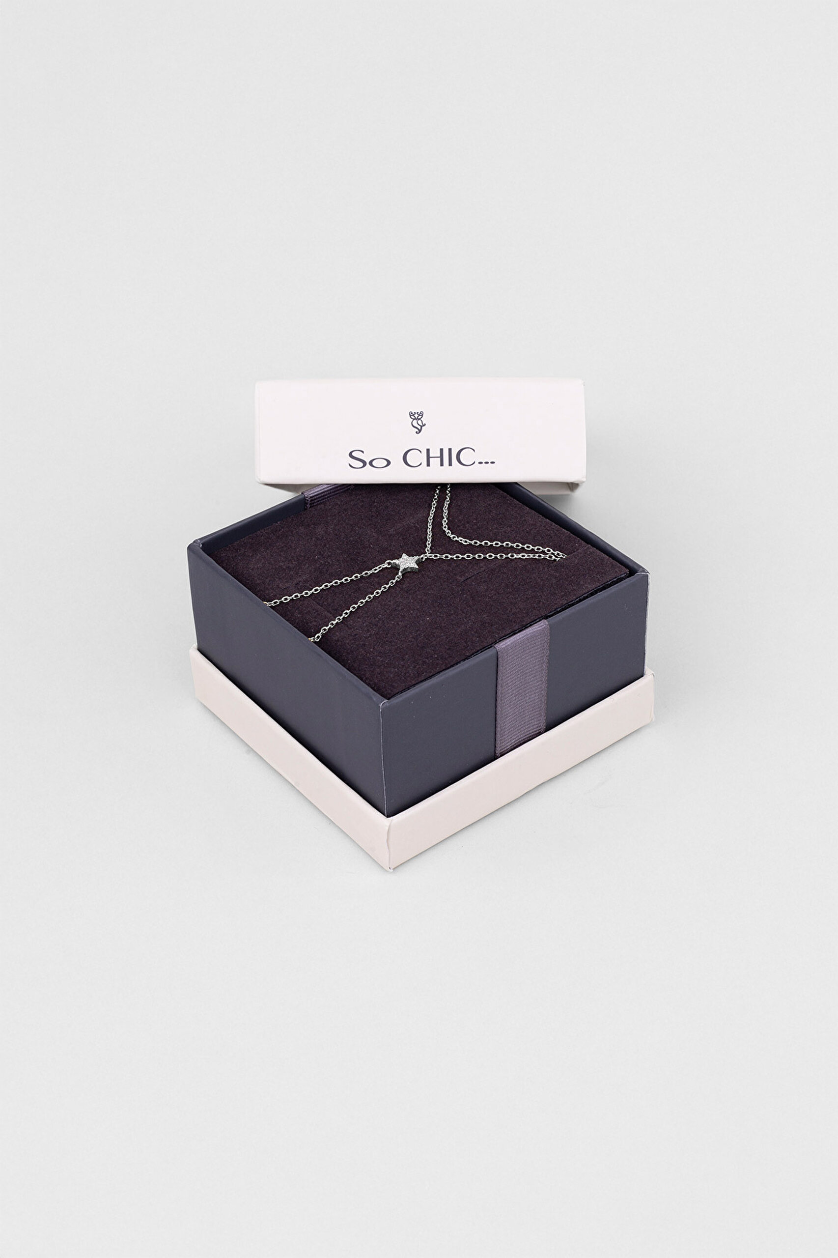 ⁠ Mistik Yıldız 18 Ayar Beyaz Altın Kaplama 21 Cm Gümüş Şahmeran_5}