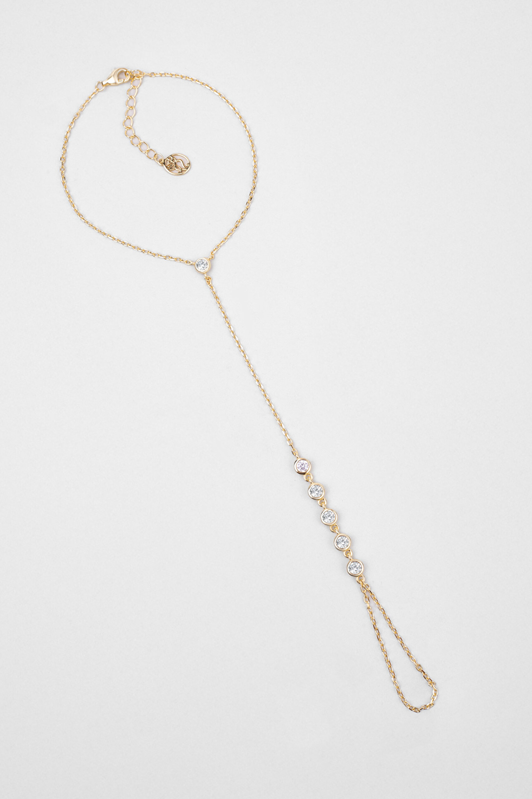 ⁠ Özel So Chic... Taşlı 18 Ayar Sarı Altın Kaplama 24 Cm Gümüş Şahmeran_0}