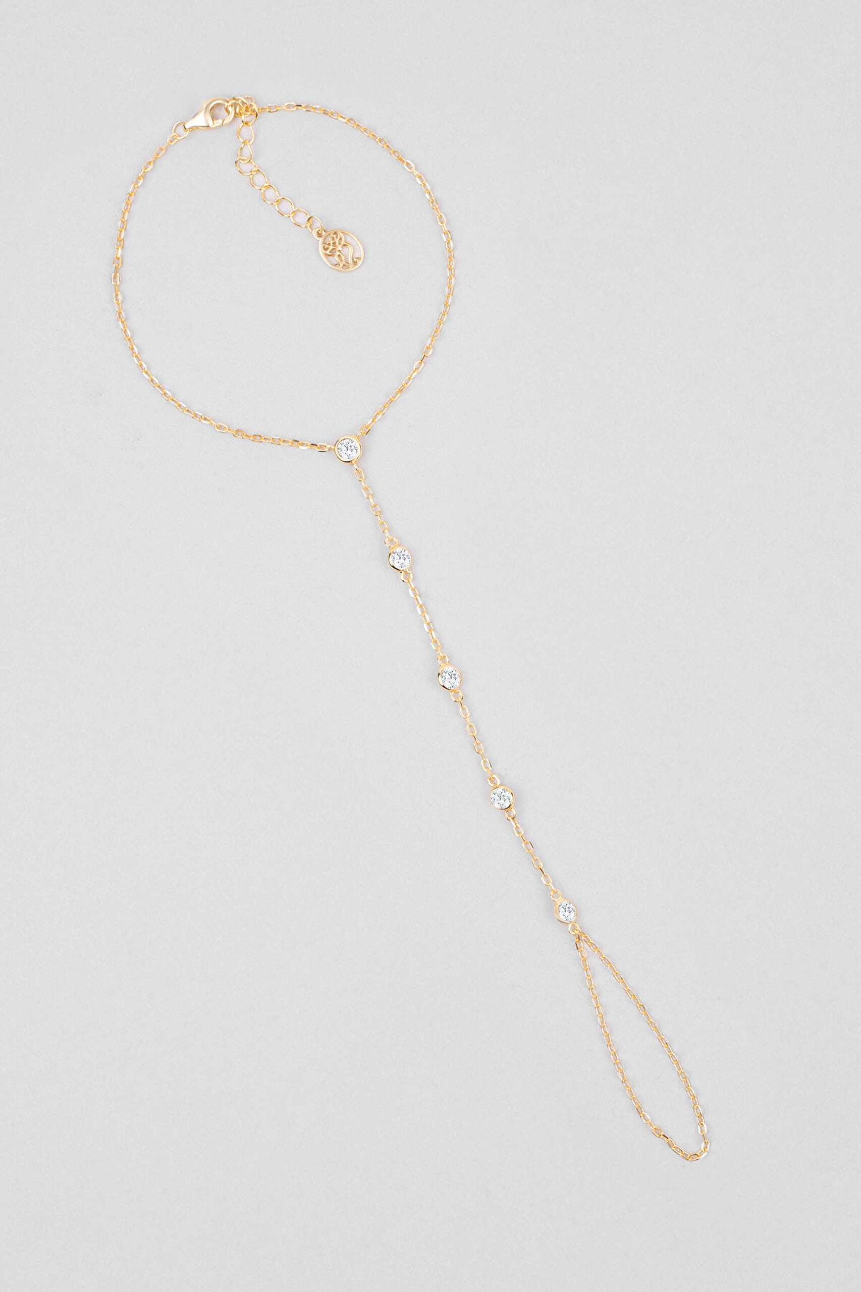 Mira 18 Ayar Sarı Altın Kaplama 22 Cm Gümüş Şahmeran - 0