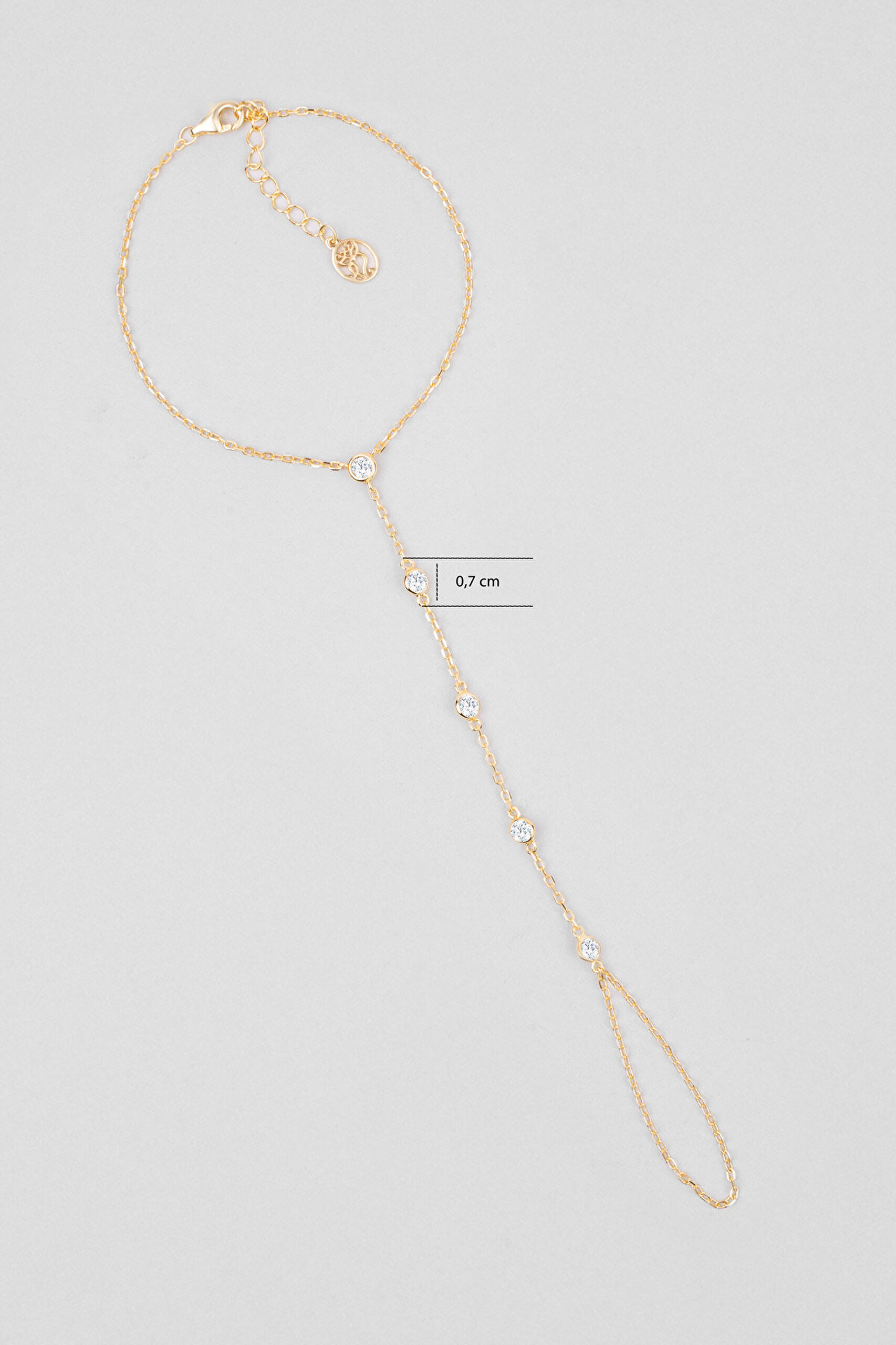 Mira 18 Ayar Sarı Altın Kaplama 22 Cm Gümüş Şahmeran - 2