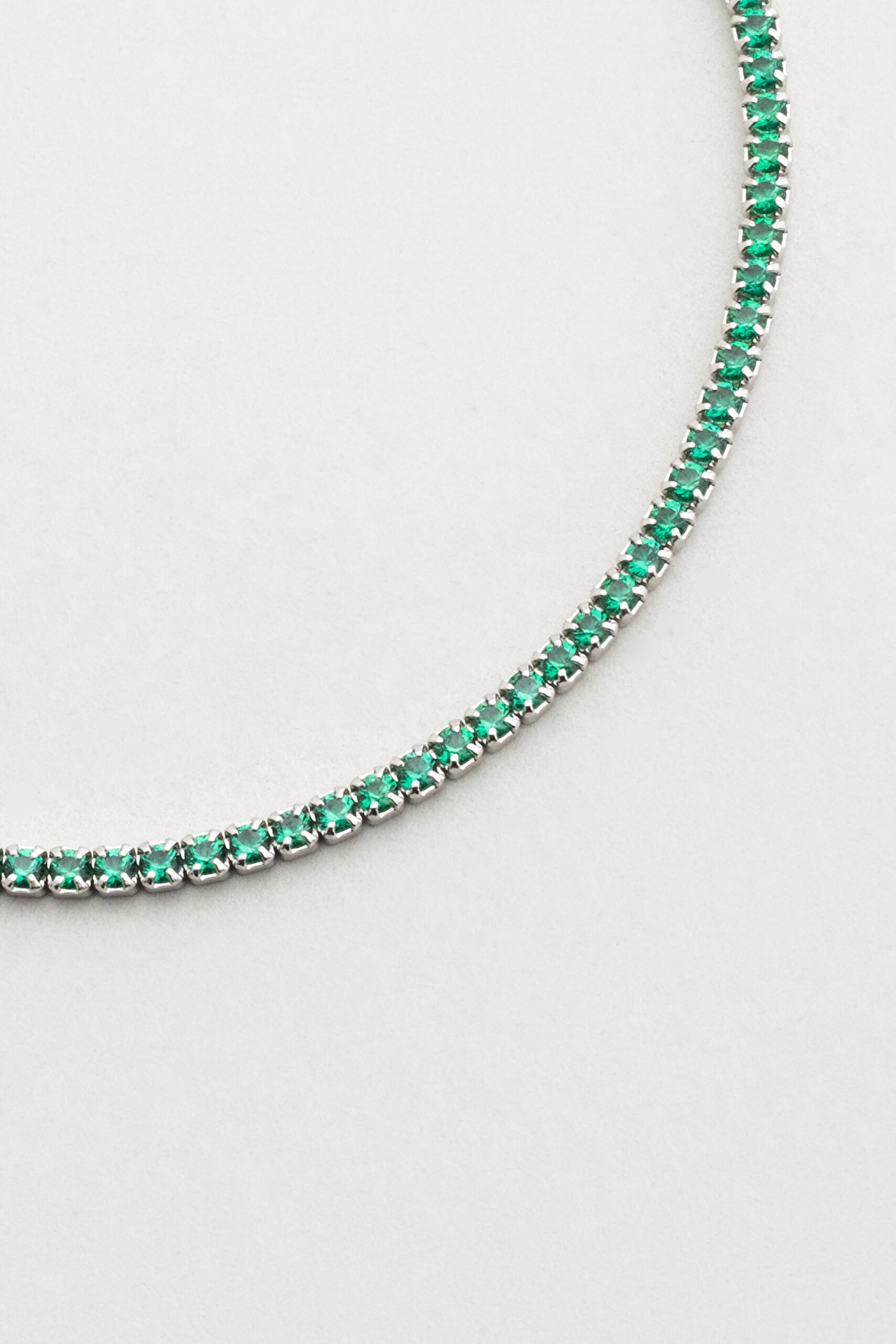 ⁠ Rio 18 Ayar Beyaz Altın Kaplama Ayarlanabilir Gümüş Bileklik_4}