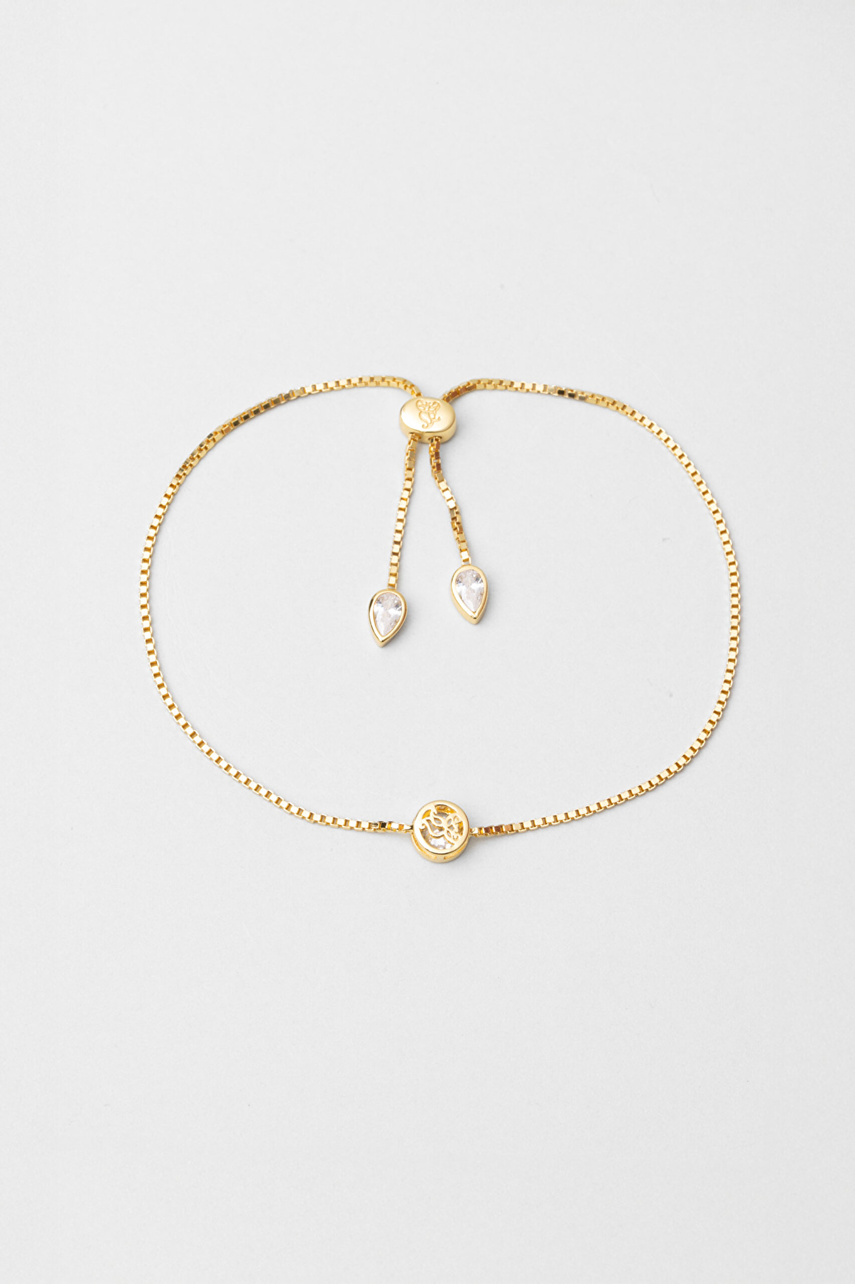 ⁠ Era 18 Ayar Sarı Altın Kaplama Ayarlanabilir Gümüş Bileklik_4}