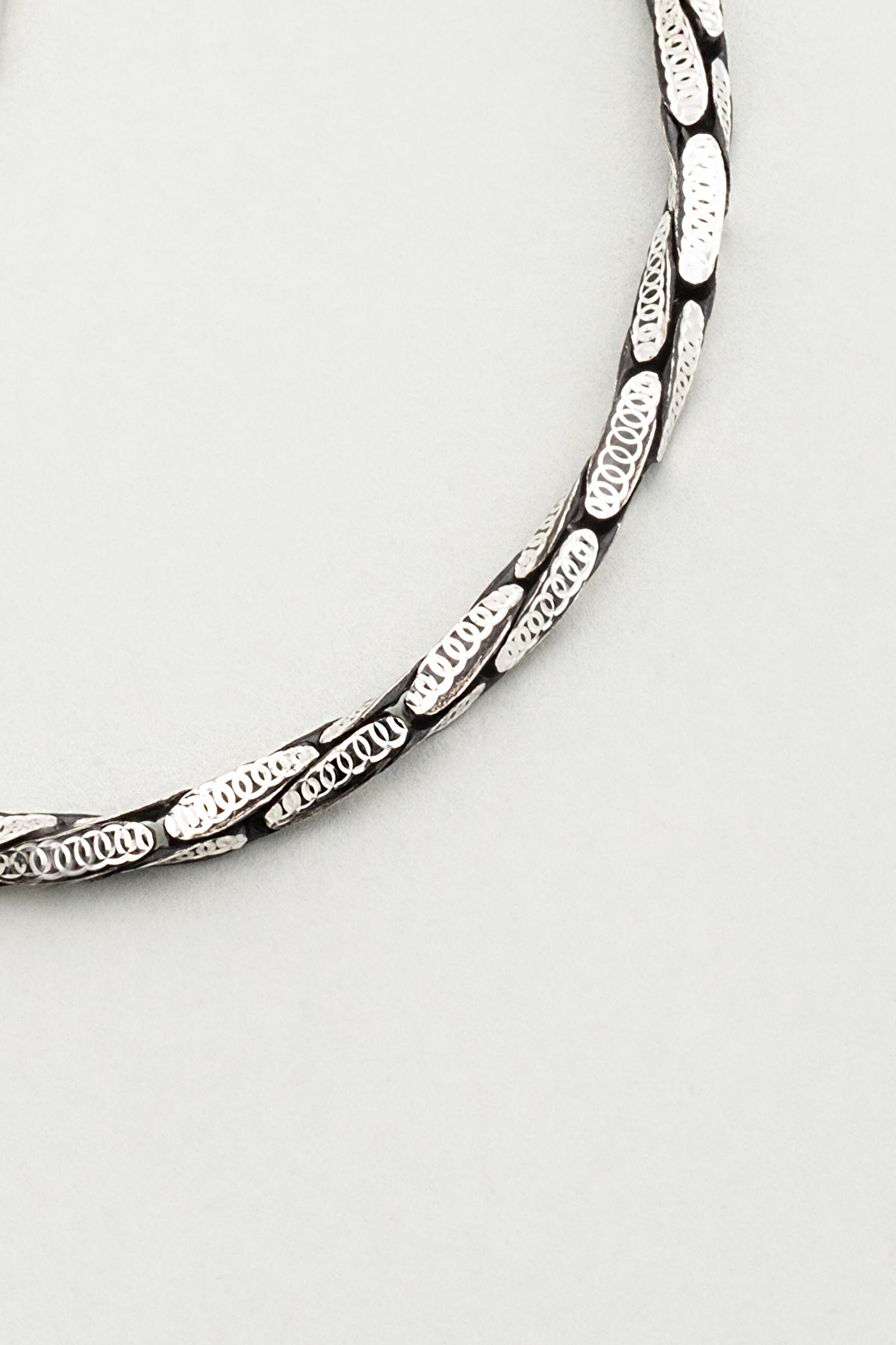 ⁠ İtalyan Rutenyum Kaplama 21 Cm Gümüş Erkek Zincir Bileklik_4}