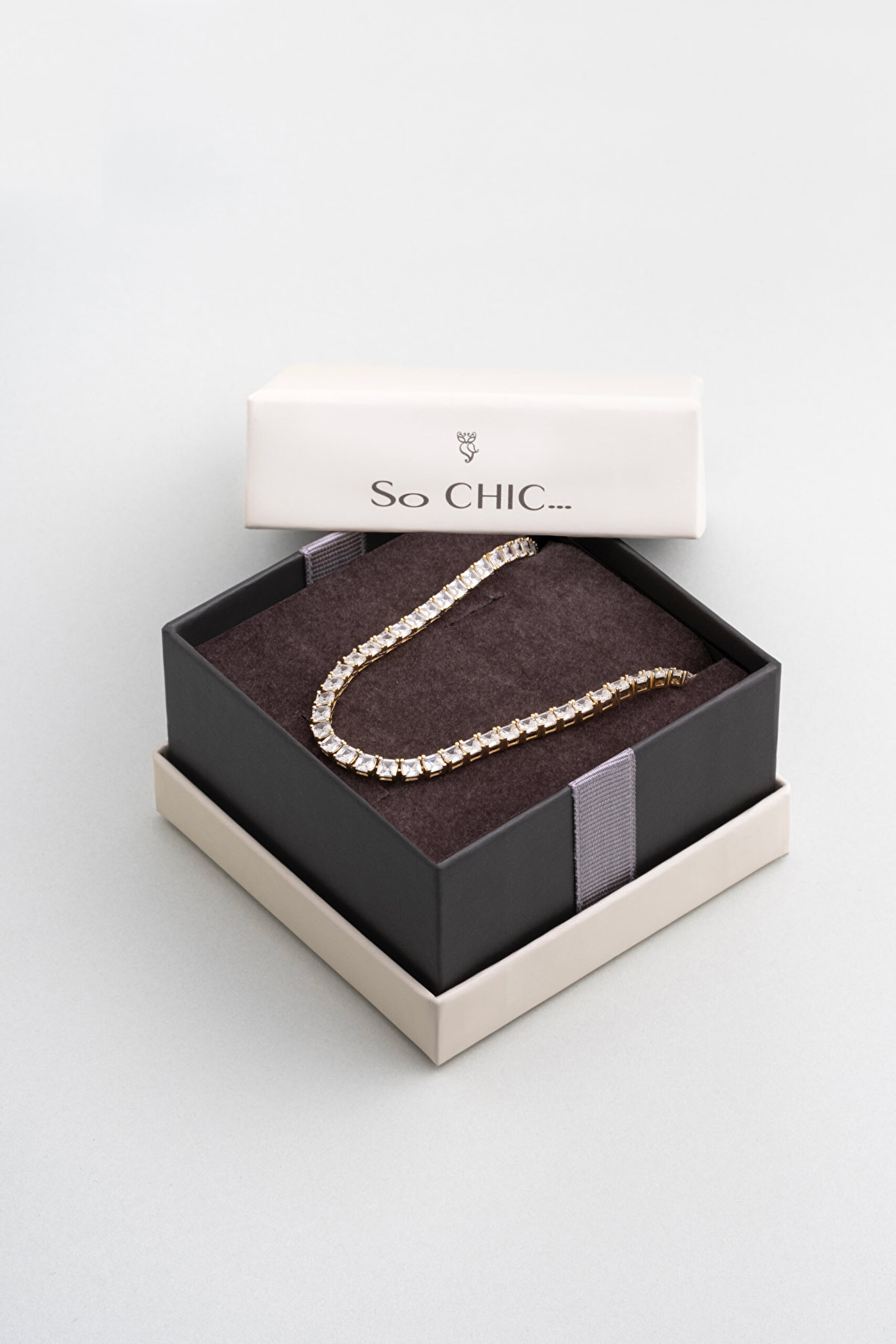 ⁠ Zarif Dokunuş 18 Ayar Sarı Altın Kaplama Gümüş Su Yolu Kolye_6}