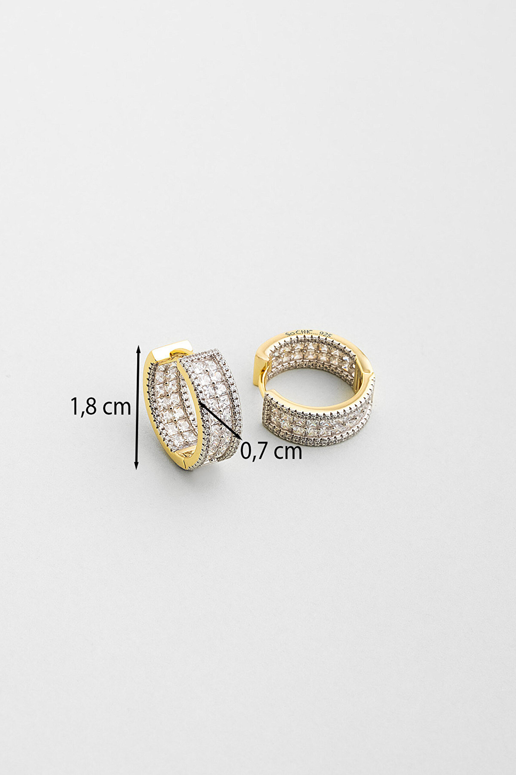 ⁠ Samantha 18 Ayar Sarı Altın Kaplama Gümüş Halka_2}