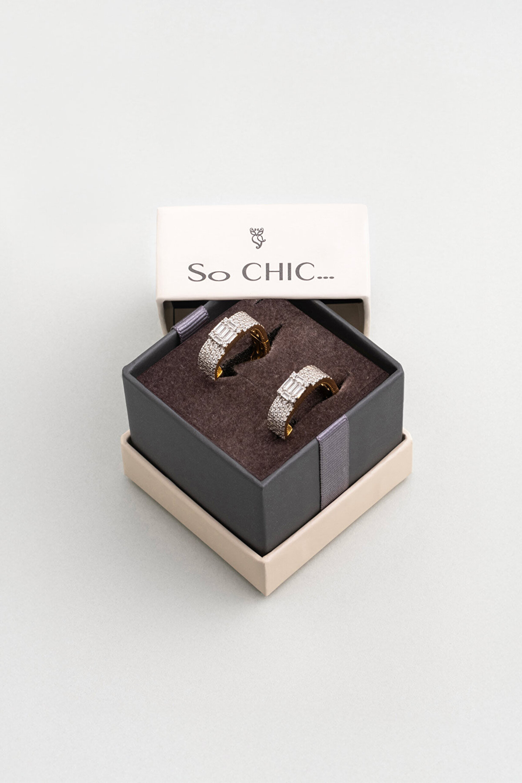 Işıltı Masalı 18 Ayar Sarı Altın Kaplama Gümüş Tasarım Küpe - 4