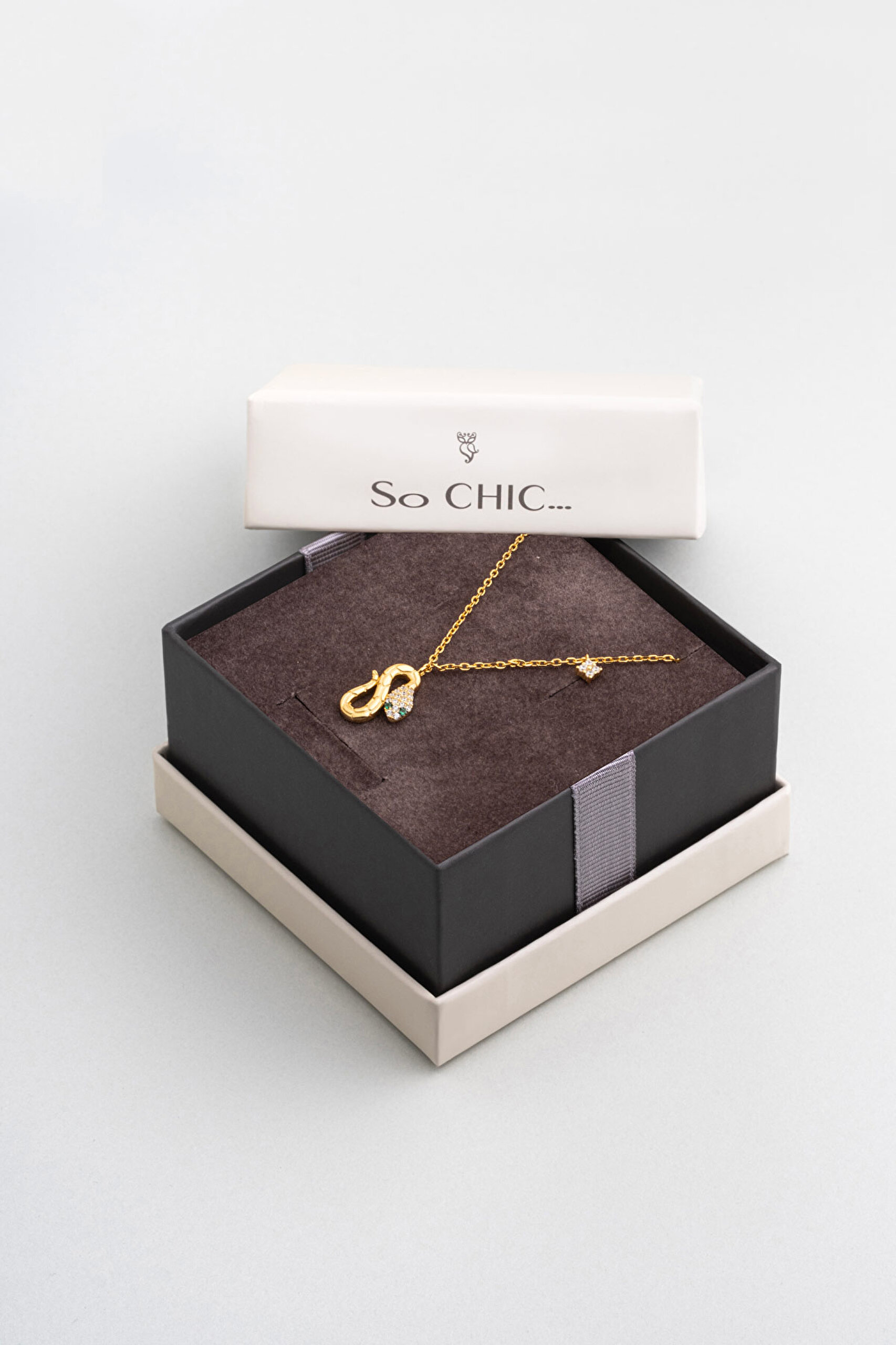 ⁠ Medusa Efsanesi 18 Ayar Sarı Altın Kaplama 44 Cm Gümüş Minimal Kolye_5}