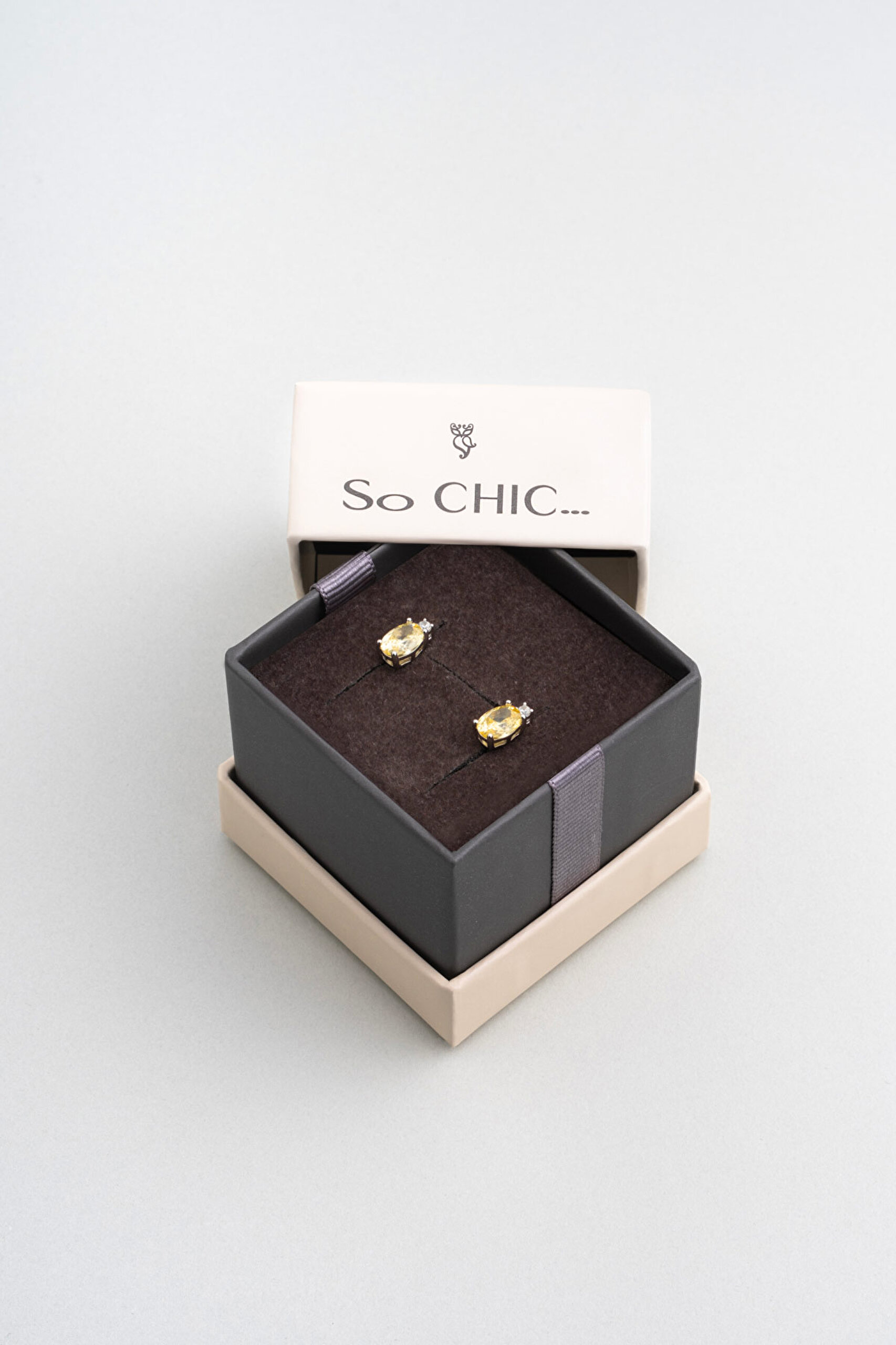 ⁠ Moonlight 18 Ayar Beyaz Altın Kaplama Gümüş Küpe_4}