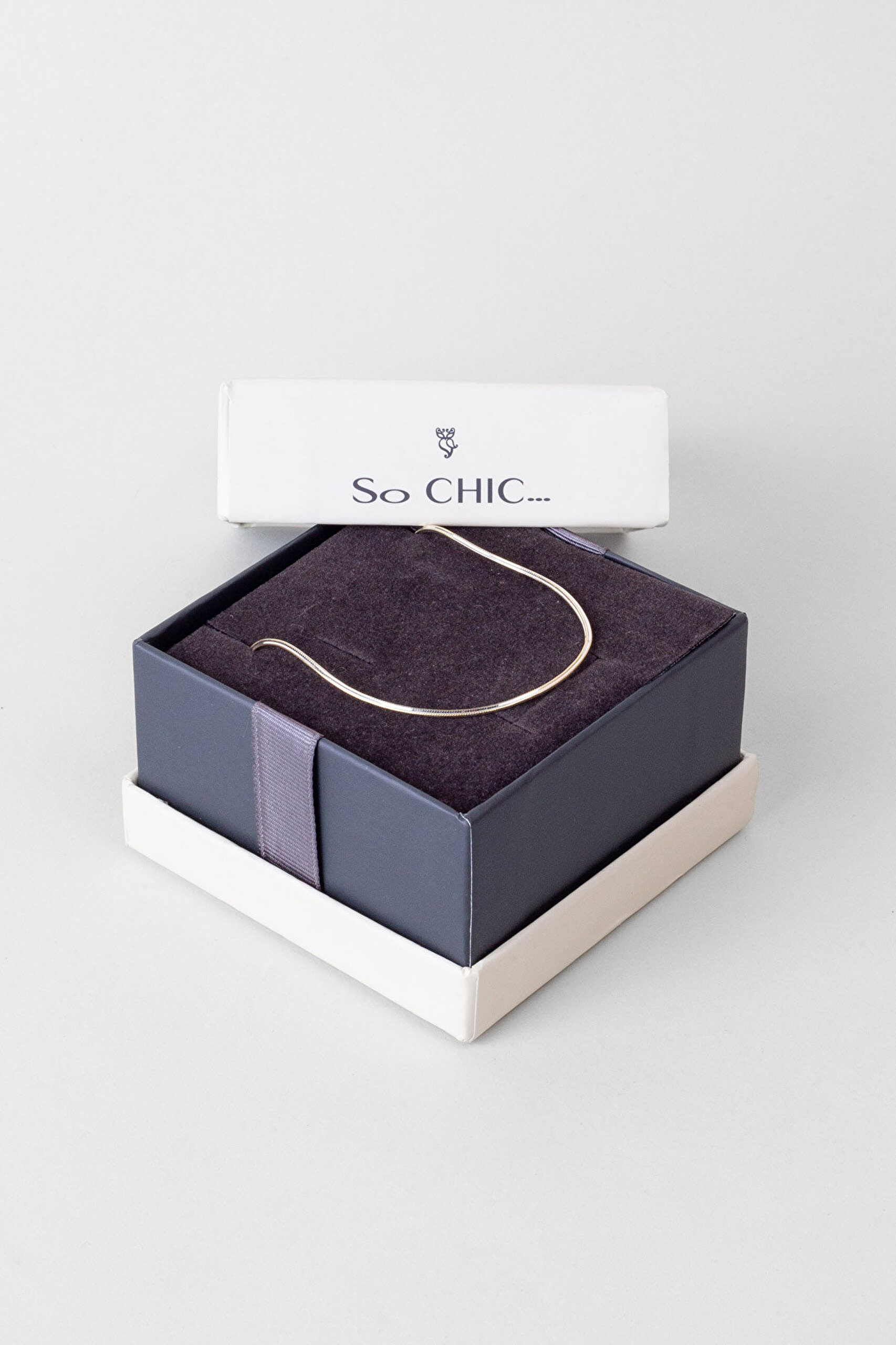 Kontrast İtalyan 18 Ayar Sarı ve Beyaz Altın Kaplama 45 Cm Gümüş Zincir Kolye - 5