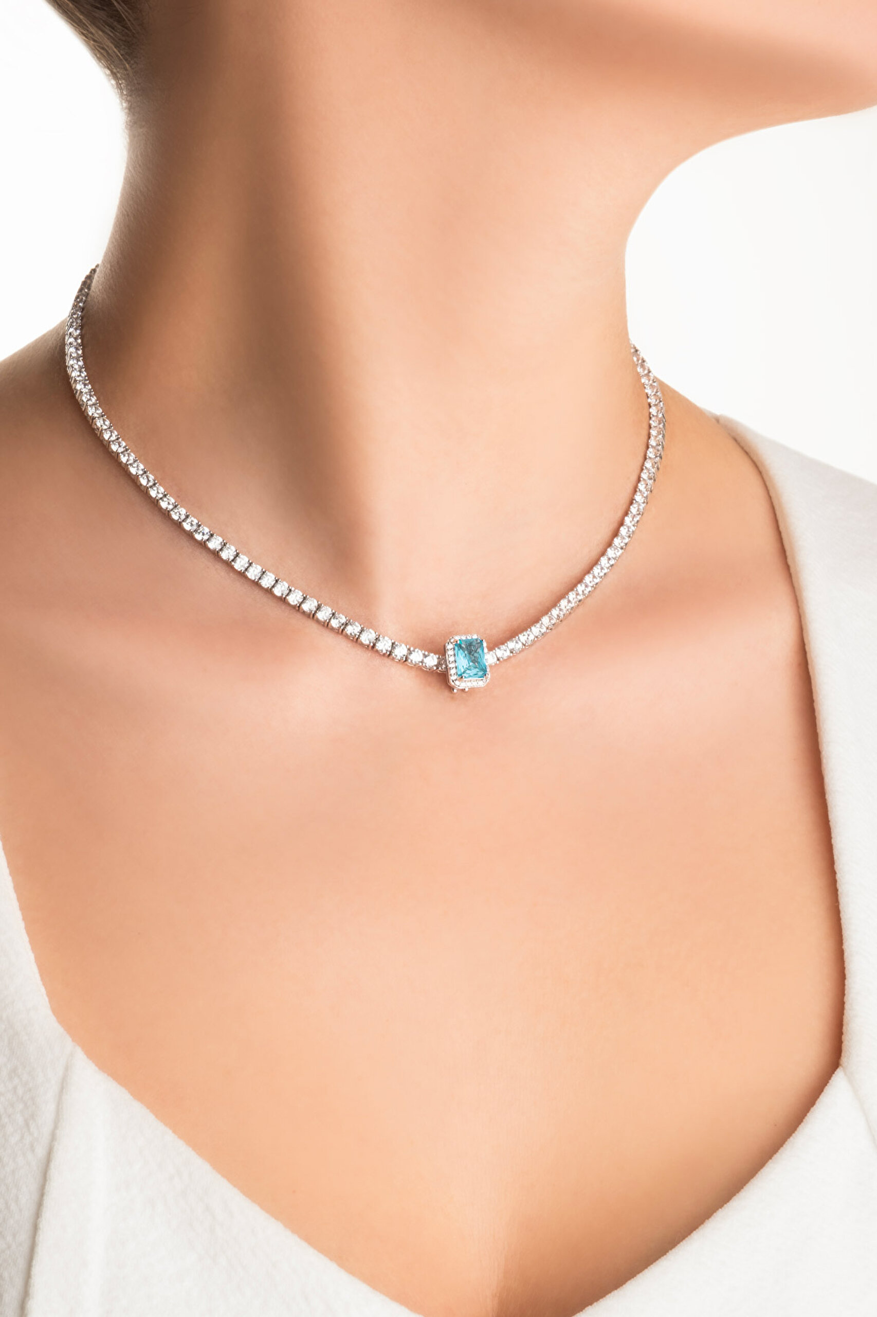 ⁠ Deniz Perisi 18 Ayar Beyaz Altın Kaplama Gümüş Charm_2}