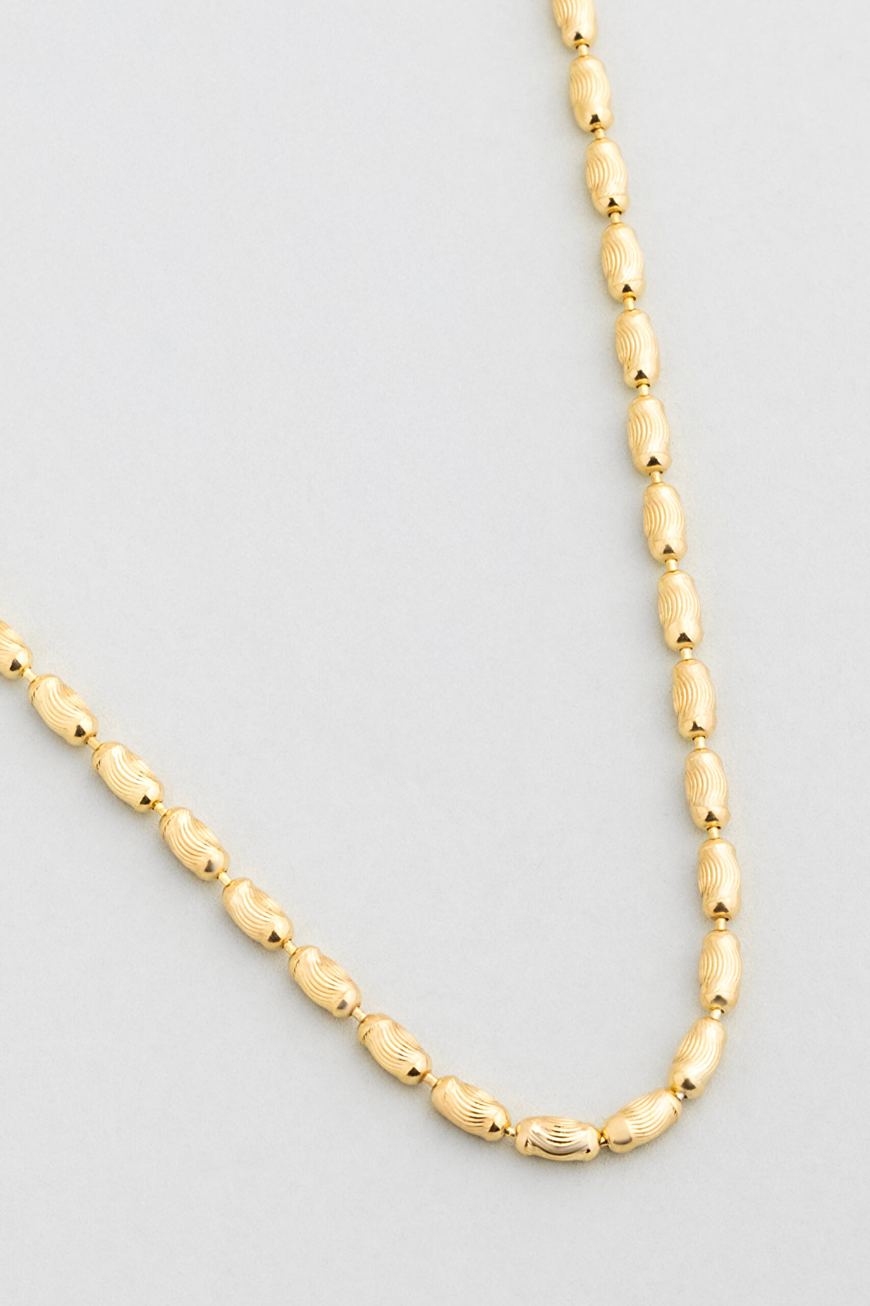 ⁠ Minimal İtalyan 18 Ayar Sarı Altın Kaplama 43 Cm Gümüş Kolye_4}