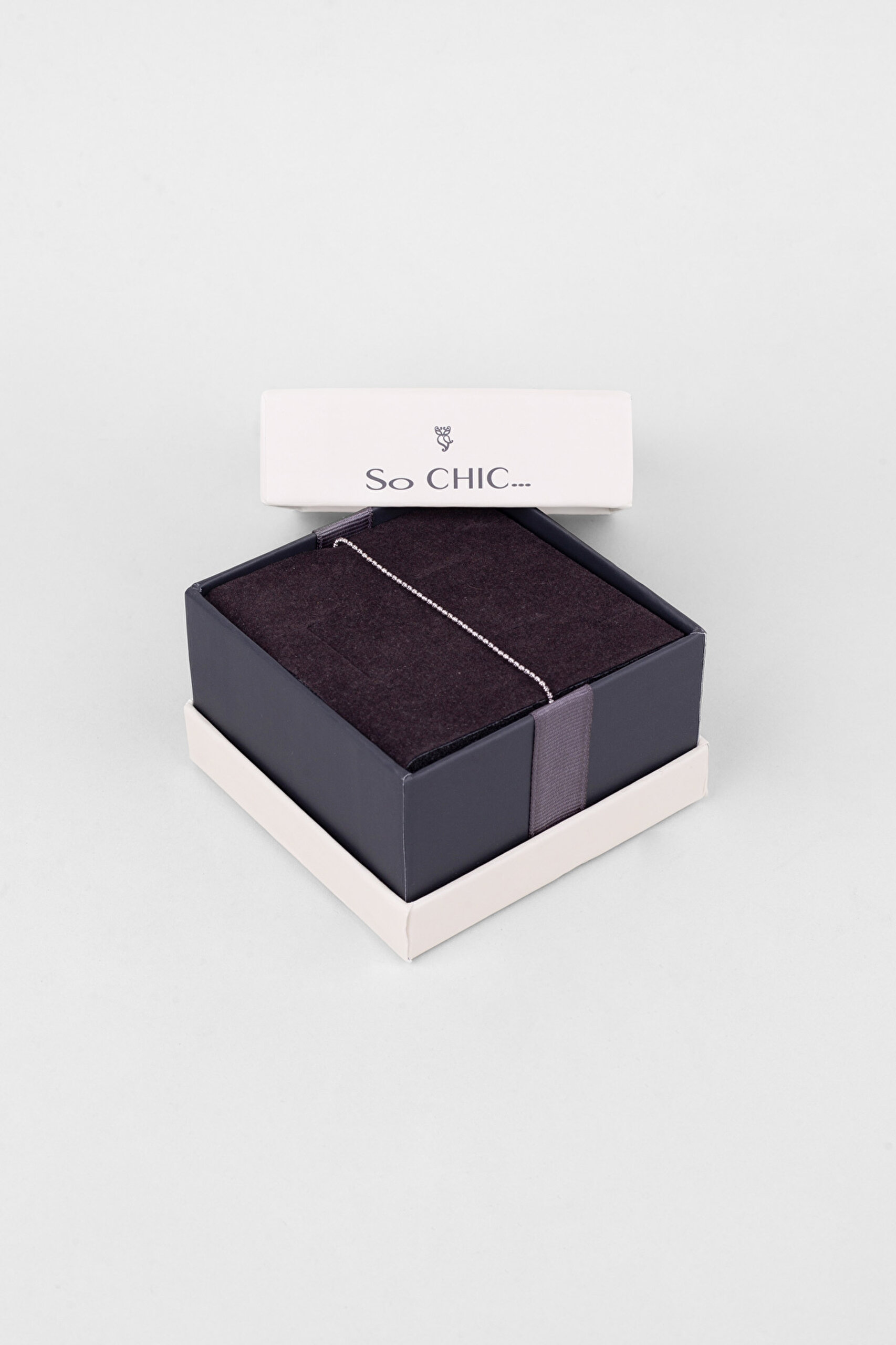 ⁠ İtalyan Serena 18 Ayar Beyaz Altın Kaplama 19 Cm Gümüş Zincir Bileklik_5}