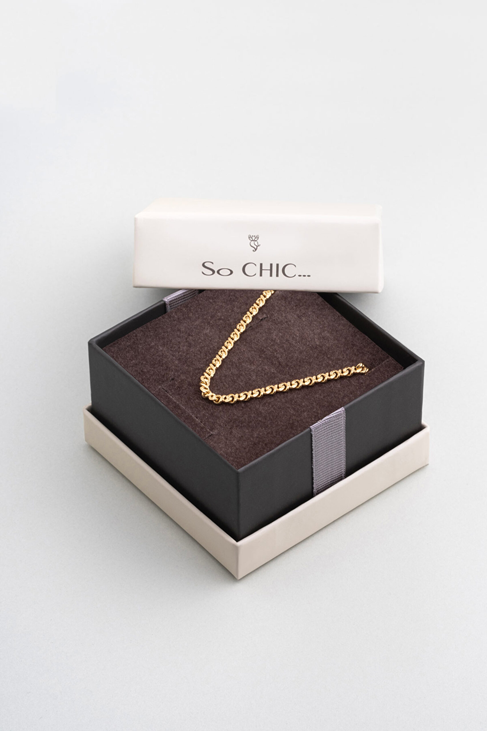 ⁠ Helena İtalyan 18 Ayar Sarı Altın Kaplama 45 Cm Gümüş Kolye_5}