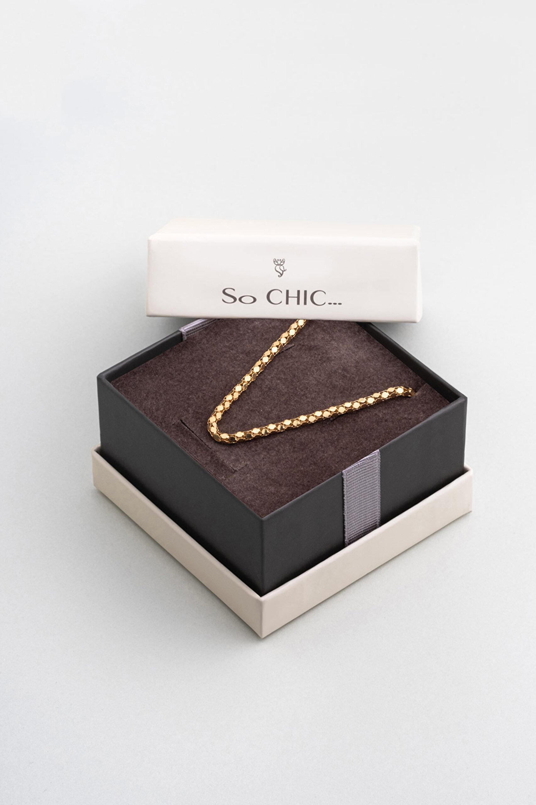 ⁠ Amore İtalyan 18 Ayar Sarı Altın Kaplama 45 Cm Gümüş Zincir Kolye_5}