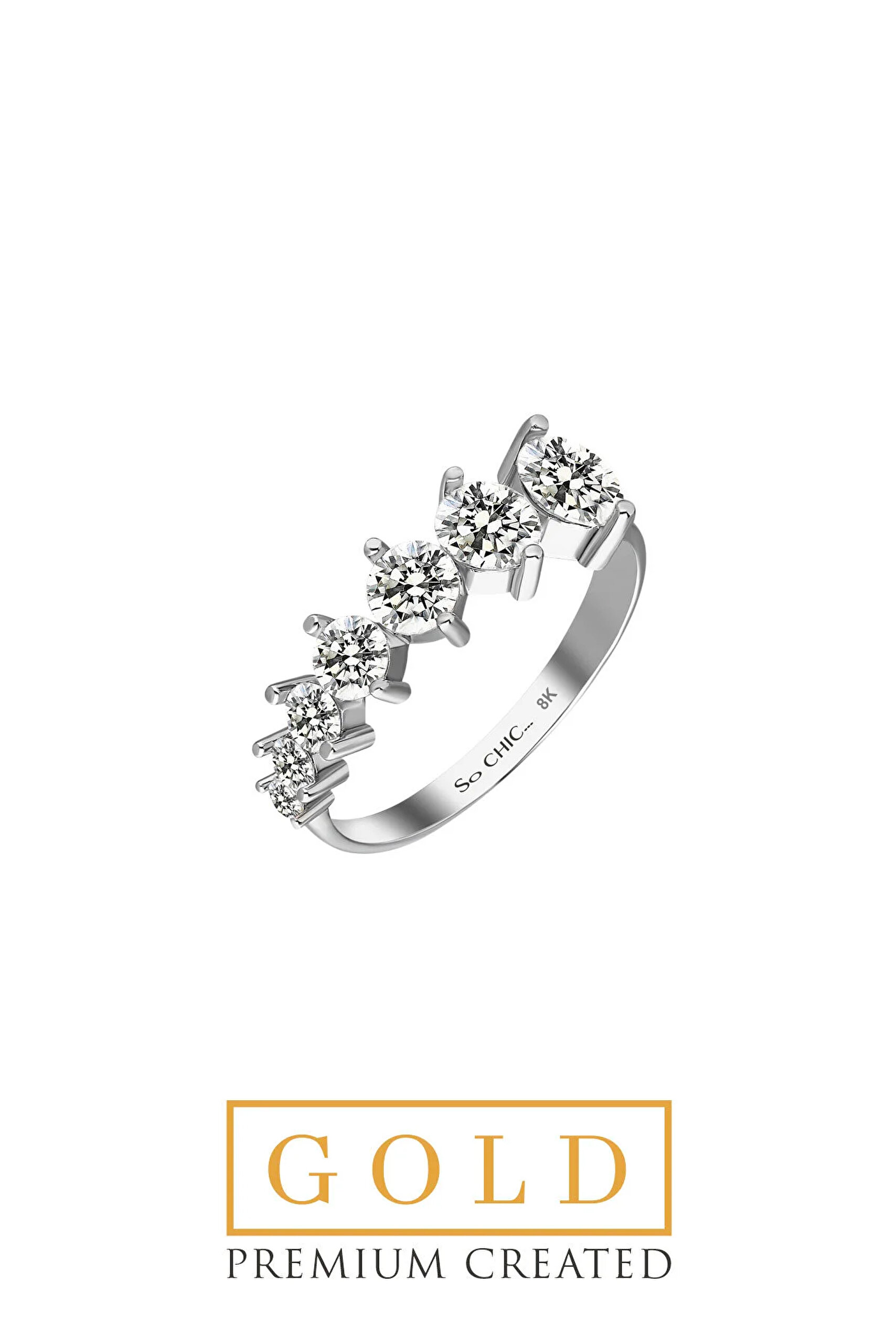 ⁠ Beyaz Altın Sertifikalı Premium Created 1.33 Ct Effect Taşlı Yüzük
_0}