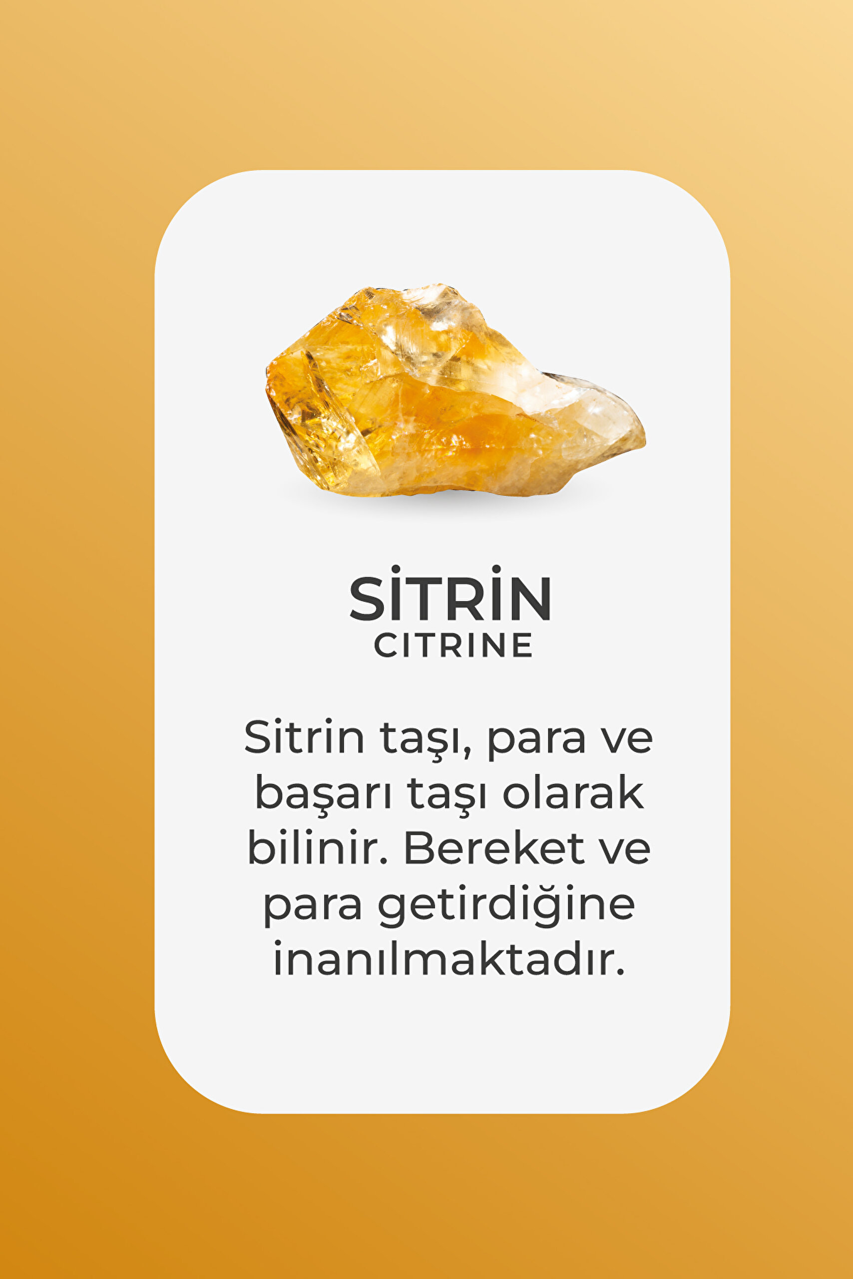 ⁠ Doğal Sitrin Taşlı 18 Ayar Sarı Altın Kaplama 26 Cm Gümüş Tesbih_7}