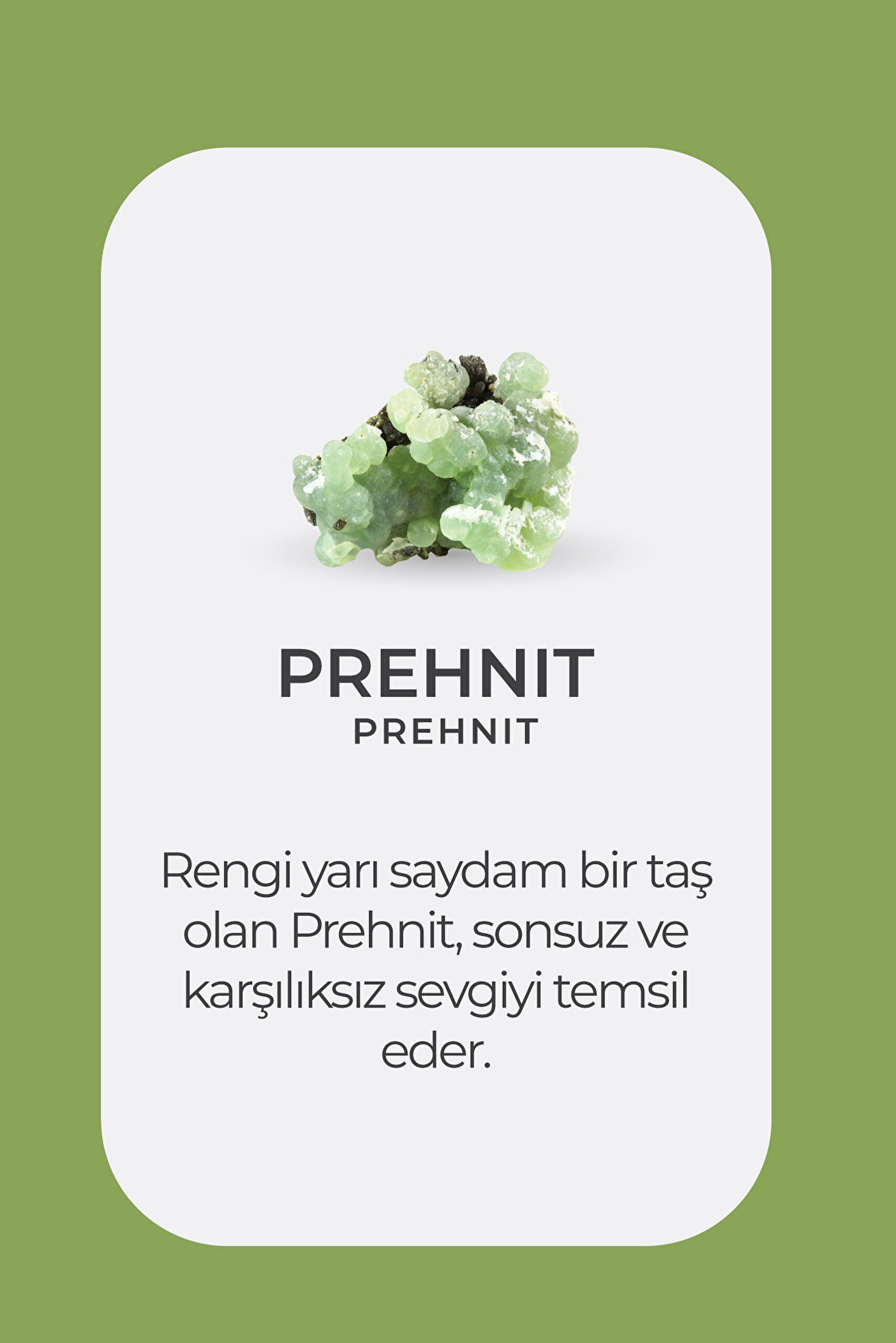 ⁠ Doğal Prehnit Taşlı 23 Cm Gümüş Tesbih_5}