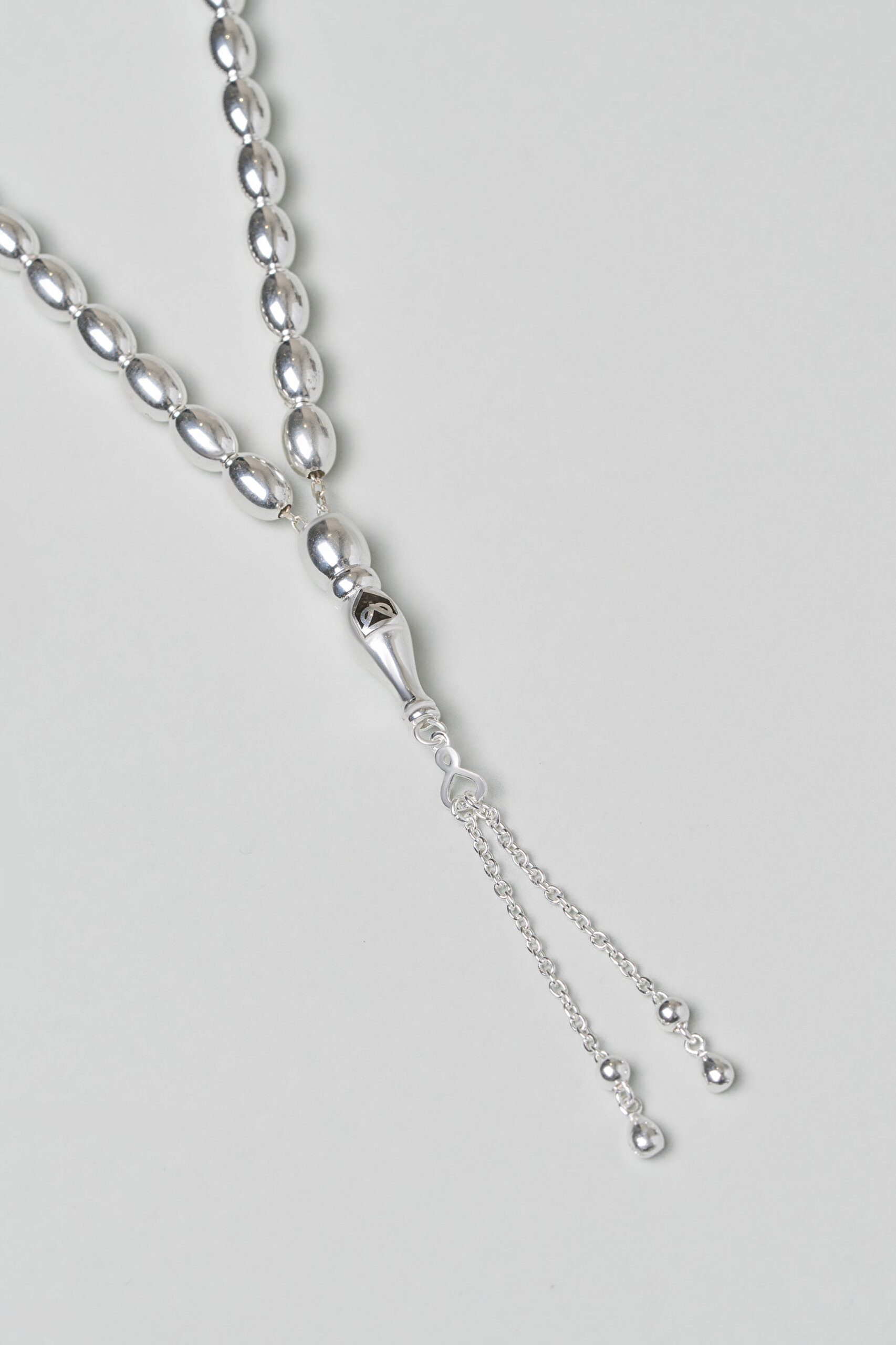 ⁠ Arpa Kesim 20 Cm Gümüş Tesbih_4}