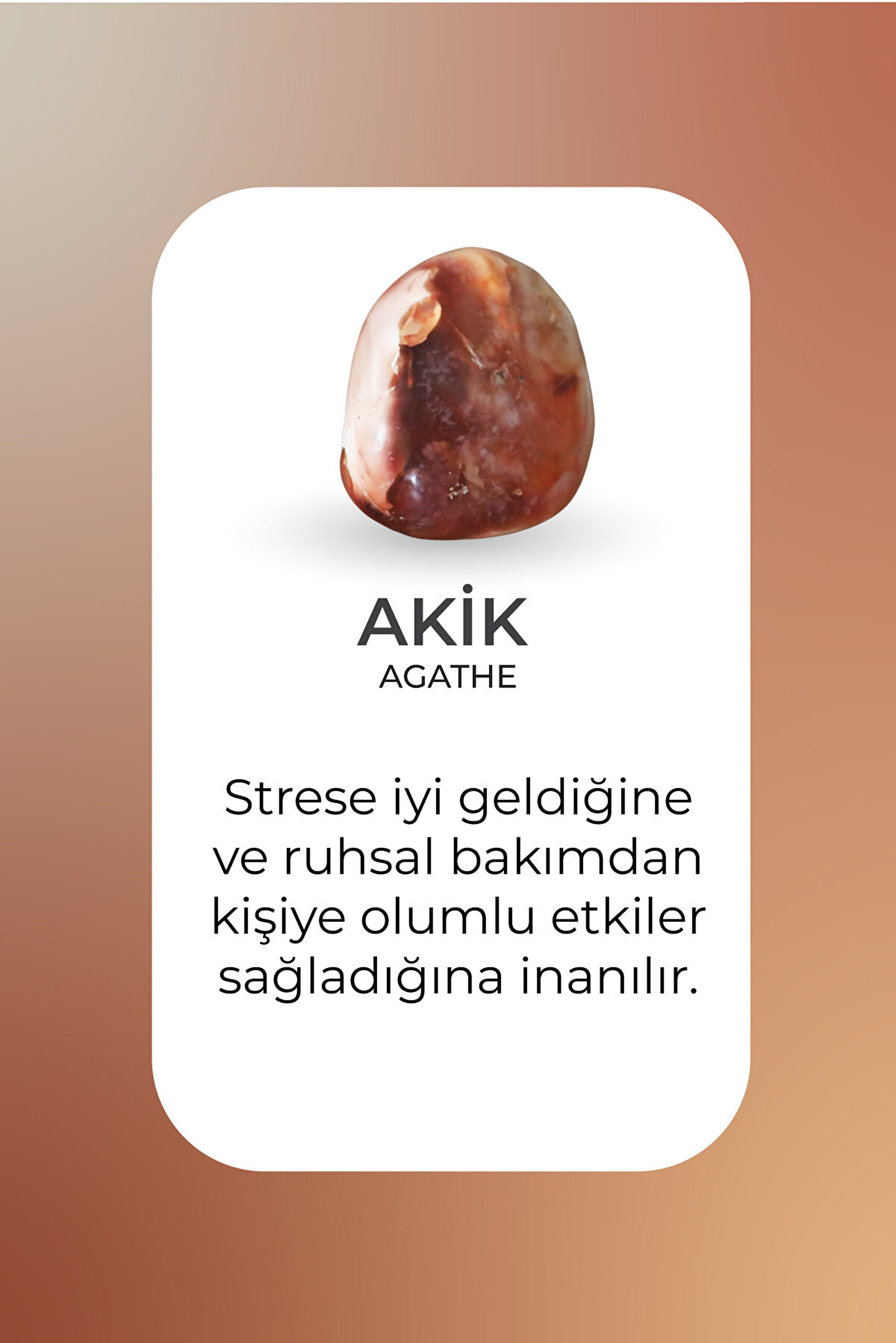 Doğal Akik Taşlı 25 Cm Gümüş Tesbih - 7