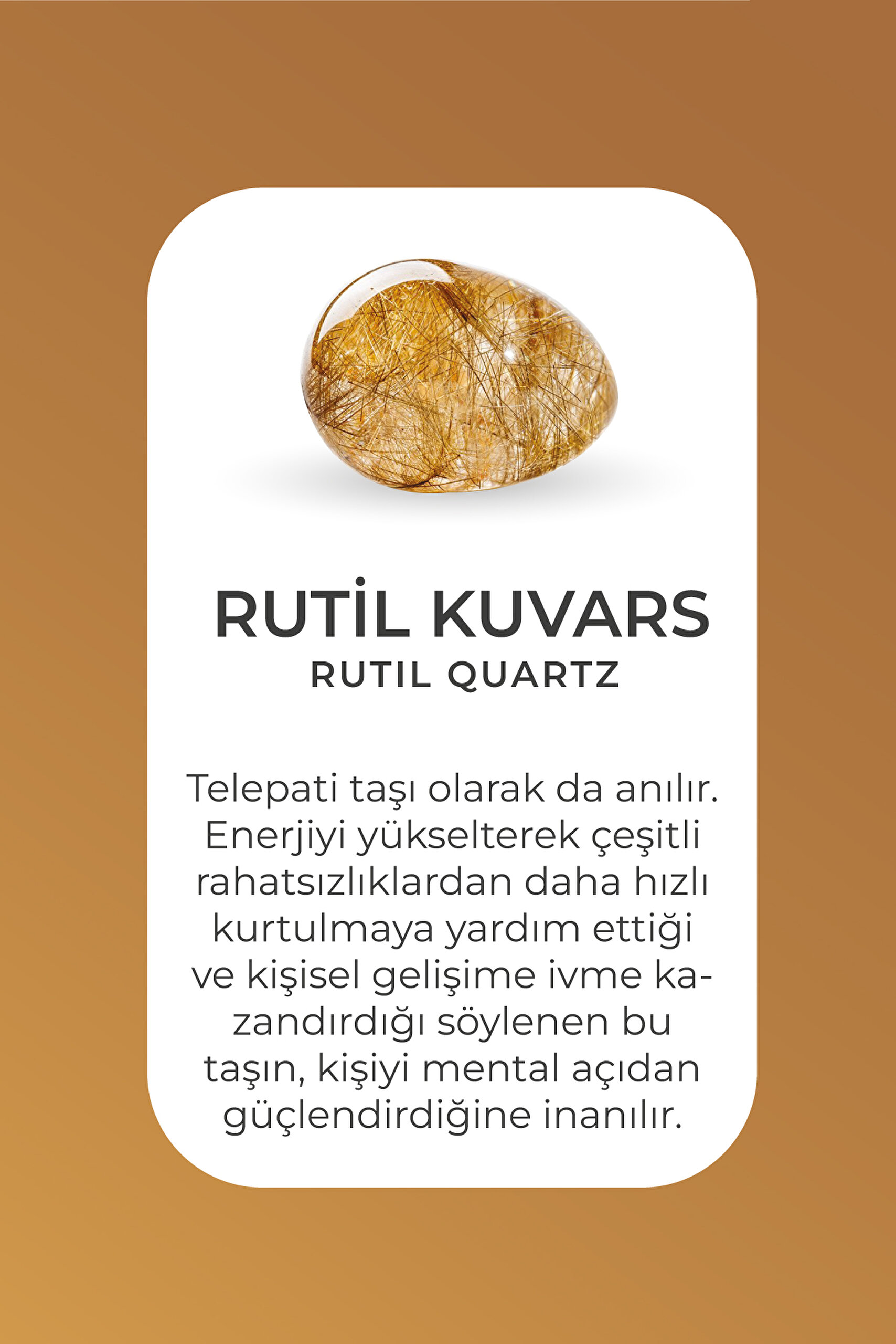⁠ Doğal Rutil Kuvars Taşlı 14 Ayar Altın Tesbih_5}