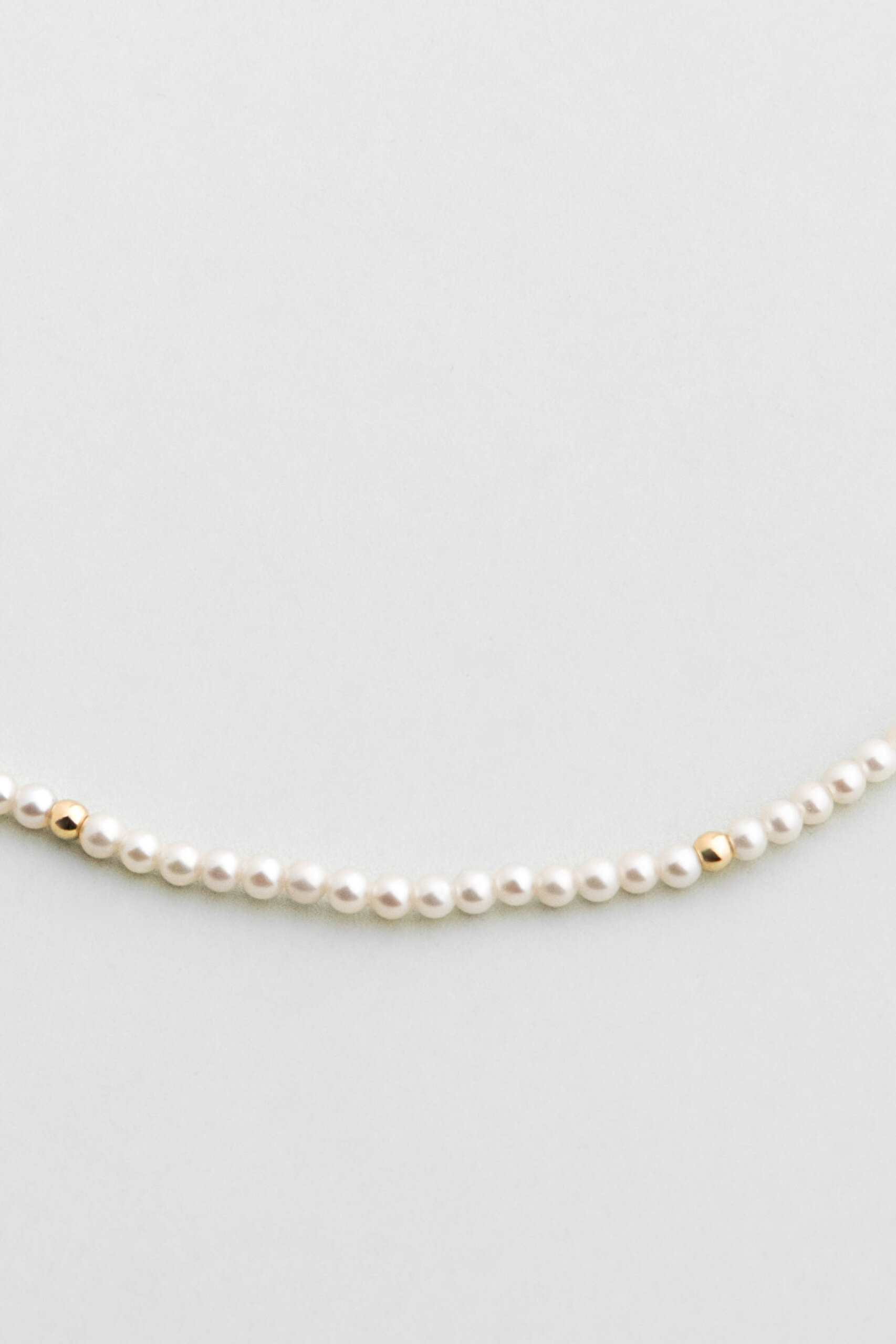 ⁠ Doğal İnci Taşlı 43 Cm 14 Ayar Sarı Altın Kolye_4}