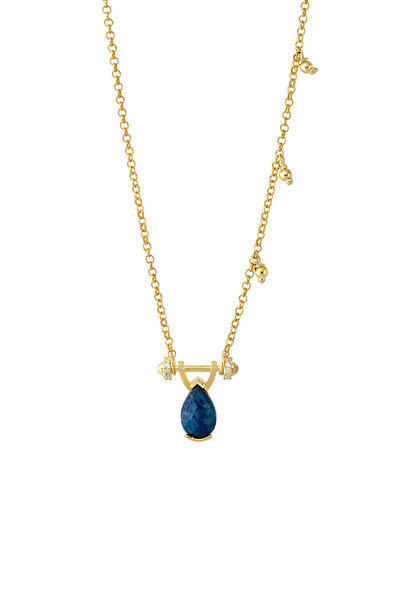 SoChic Lapis Taş 18 Ayar Sarı Altın Kaplama Gümüş Kolye Lapis Taş 18 Ayar Sarı Altın Kaplama Gümüş Kolye 07262516744 Lapis Taş 18 Ayar Sarı Altın Kaplama Gümüş Kolye Lapis Taş 18 Ayar Sarı Altın Kaplama Gümüş Kolye 07262516744