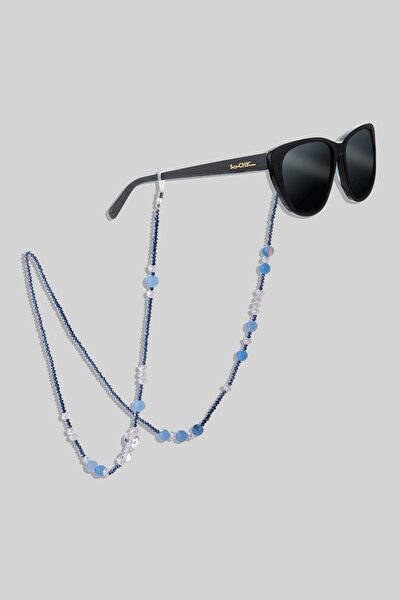 SoChic Aquamarin Ve Kristal Taşlı Gözlük Ipi Aquamarin ve Kristal Taşlı Gözlük İpi 07276929999 Aquamarin Ve Kristal Taşlı Gözlük Ipi Aquamarin ve Kristal Taşlı Gözlük İpi 07276929999