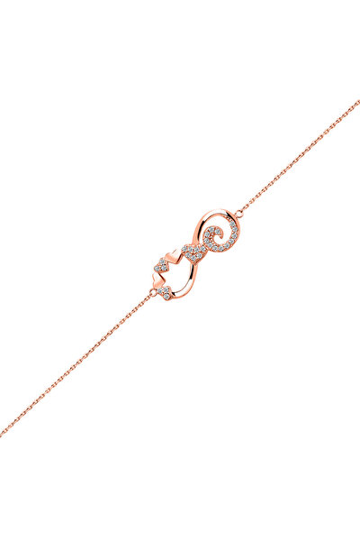 SoChic Kalp Figürlü 18 Ayar Rose Altın Kaplama 19 Cm Gümüş Sonsuzluk Bileklik Kalp Figürlü 18 Ayar Rose Altın Kaplama 19 Cm Gümüş Sonsuzluk Bileklik 1004280145 Kalp Figürlü 18 Ayar Rose Altın Kaplama 19 Cm Gümüş Sonsuzluk Bileklik Kalp Figürlü 18 Ayar Rose Altın Kaplama 19 Cm Gümüş Sonsuzluk Bileklik 1004280145
