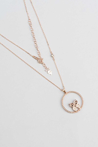SoChic Baykuş 18 Ayar Rose Altın Kaplama Gümüş Kolye Baykuş 18 Ayar Rose Altın Kaplama Gümüş Kolye 1039570145 Baykuş 18 Ayar Rose Altın Kaplama Gümüş Kolye Baykuş 18 Ayar Rose Altın Kaplama Gümüş Kolye 1039570145