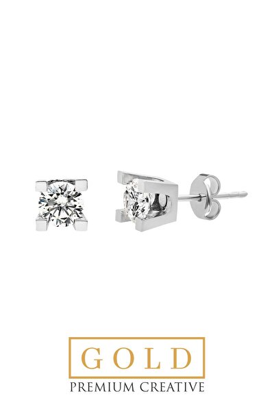SoChic Beyaz Altın Sertifikalı Premium Creative Taşlı Tektaş Küpe Beyaz Altın Sertifikalı Premium Creative Taşlı Tektaş Küpe D0090160199 Beyaz Altın Sertifikalı Premium Creative Taşlı Tektaş Küpe Beyaz Altın Sertifikalı Premium Creative Taşlı Tektaş Küpe D0090160199