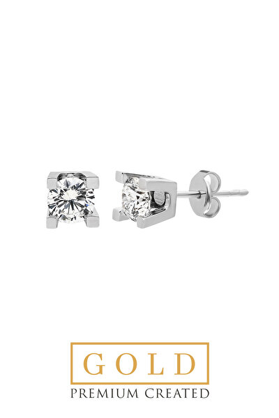 SoChic Beyaz Altın Sertifikalı Premium Created Taşlı Tektaş Küpe Beyaz Altın Sertifikalı Premium Created Taşlı Tektaş Küpe D0090160199 Beyaz Altın Sertifikalı Premium Created Taşlı Tektaş Küpe Beyaz Altın Sertifikalı Premium Created Taşlı Tektaş Küpe D0090160199