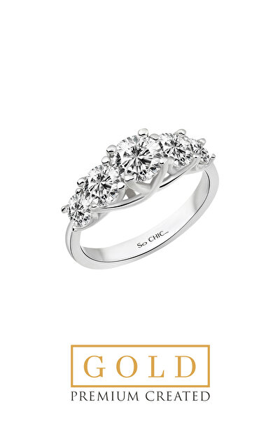 SoChic Beyaz Altın Sertifikalı Premium Created Taşlı Beştaş Yüzük Beyaz Altın Sertifikalı Premium Created Taşlı Beştaş Yüzük D01503201 Beyaz Altın Sertifikalı Premium Created Taşlı Beştaş Yüzük Beyaz Altın Sertifikalı Premium Created Taşlı Beştaş Yüzük D01503201