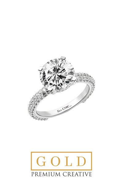 SoChic 14 Ayar Beyaz Altın Sertifikalı Premium Creativetaşlı Tektaş Yüzük 14 Ayar Beyaz Altın Sertifikalı Premium CreativeTaşlı Tektaş Yüzük D04005601 14 Ayar Beyaz Altın Sertifikalı Premium Creativetaşlı Tektaş Yüzük 14 Ayar Beyaz Altın Sertifikalı Premium CreativeTaşlı Tektaş Yüzük D04005601