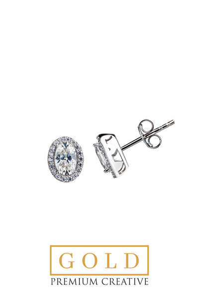 SoChic Beyaz Altın Sertifikalı Premium Creative Taşlı Oval Tektaş Küpe Beyaz Altın Sertifikalı Premium Creative Taşlı Oval Tektaş Küpe D0500150199 Beyaz Altın Sertifikalı Premium Creative Taşlı Oval Tektaş Küpe Beyaz Altın Sertifikalı Premium Creative Taşlı Oval Tektaş Küpe D0500150199