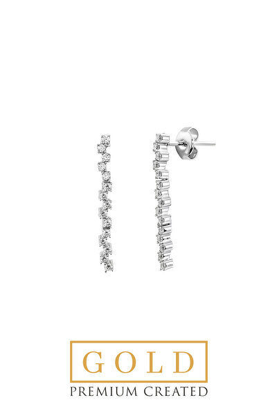 SoChic Beyaz Altın Sertifikalı Premium Created Taşlı Su Yolu Küpe Beyaz Altın Sertifikalı Premium Created Taşlı Su Yolu Küpe D0540160199 Beyaz Altın Sertifikalı Premium Created Taşlı Su Yolu Küpe Beyaz Altın Sertifikalı Premium Created Taşlı Su Yolu Küpe D0540160199