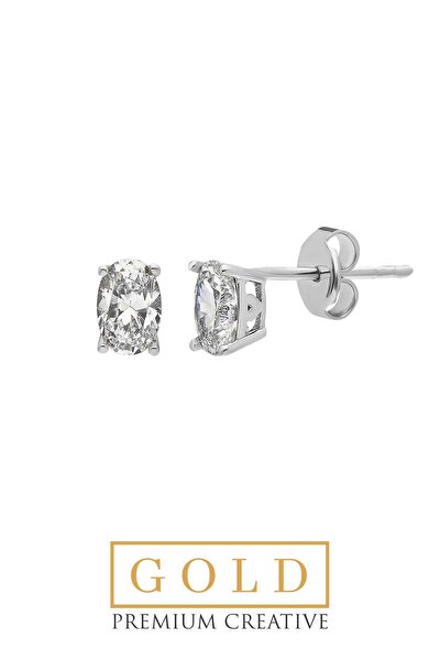 SoChic Beyaz Altın Sertifikalı Premium Creative Taşlı Oval Tektaş Küpe Beyaz Altın Sertifikalı Premium Creative Taşlı Oval Tektaş Küpe D0920210199 Beyaz Altın Sertifikalı Premium Creative Taşlı Oval Tektaş Küpe Beyaz Altın Sertifikalı Premium Creative Taşlı Oval Tektaş Küpe D0920210199