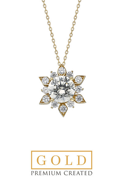 SoChic Sarı Altın Sertifikalı Premium Created Taşlı Çiçek Kolye Sarı Altın Sertifikalı Premium Created Taşlı Çiçek Kolye D0960280144 Sarı Altın Sertifikalı Premium Created Taşlı Çiçek Kolye Sarı Altın Sertifikalı Premium Created Taşlı Çiçek Kolye D0960280144