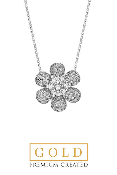 SoChic Beyaz Altın Sertifikalı Premium Created Taşlı Papatya Kolye Beyaz Altın Sertifikalı Premium Created Taşlı Papatya Kolye D1260270199 Beyaz Altın Sertifikalı Premium Created Taşlı Papatya Kolye Beyaz Altın Sertifikalı Premium Created Taşlı Papatya Kolye D1260270199