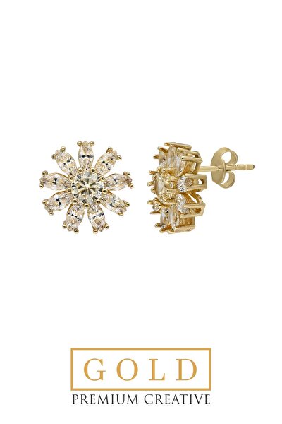 SoChic Sarı Altın Sertifikalı Premium Creative Markiz Taşlı Küpe Sarı Altın Sertifikalı Premium Creative Markiz Taşlı Küpe D1310240144 Sarı Altın Sertifikalı Premium Creative Markiz Taşlı Küpe Sarı Altın Sertifikalı Premium Creative Markiz Taşlı Küpe D1310240144