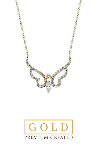 SoChic Sarı Altın Sertifikalı Premium Created Taşlı Melek Kolye Sarı Altın Sertifikalı Premium Created Taşlı Melek Kolye D1500180144 Sarı Altın Sertifikalı Premium Created Taşlı Melek Kolye Sarı Altın Sertifikalı Premium Created Taşlı Melek Kolye D1500180144