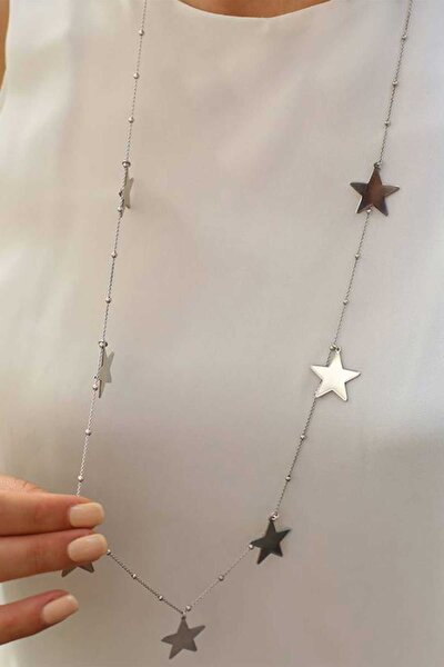 SoChic 18 Ayar Beyaz Altın Kaplama Yıldız 90 Cm Gümüş Kolye 18 Ayar Beyaz Altın Kaplama Yıldız 90 Cm Gümüş Kolye E0505929999 18 Ayar Beyaz Altın Kaplama Yıldız 90 Cm Gümüş Kolye 18 Ayar Beyaz Altın Kaplama Yıldız 90 Cm Gümüş Kolye E0505929999