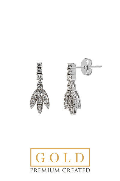 SoChic Beyaz Altın Sertifikalı Premium Created Taşlı Küpe Beyaz Altın Sertifikalı Premium Created Taşlı Küpe WW01990150199 Beyaz Altın Sertifikalı Premium Created Taşlı Küpe Beyaz Altın Sertifikalı Premium Created Taşlı Küpe WW01990150199