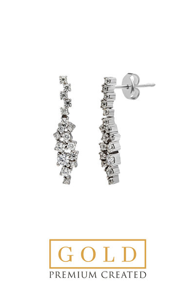 SoChic Beyaz Altın Sertifikalı Premium Created Taşlı Küpe Beyaz Altın Sertifikalı Premium Created Taşlı Küpe WW02050220199 Beyaz Altın Sertifikalı Premium Created Taşlı Küpe Beyaz Altın Sertifikalı Premium Created Taşlı Küpe WW02050220199