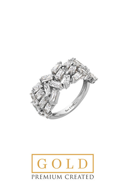 SoChic Beyaz Altın Sertifikalı Premium Created Baget Taşlı Yüzük Beyaz Altın Sertifikalı Premium Created Baget Taşlı Yüzük WW021904001 Beyaz Altın Sertifikalı Premium Created Baget Taşlı Yüzük Beyaz Altın Sertifikalı Premium Created Baget Taşlı Yüzük WW021904001